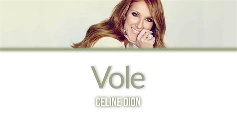 vole celine dion lyrics